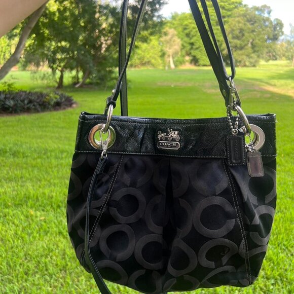 Coach Madison Op Art Signature C Purse Bag Vintage Y2K Bag. - Picture 1 of 5